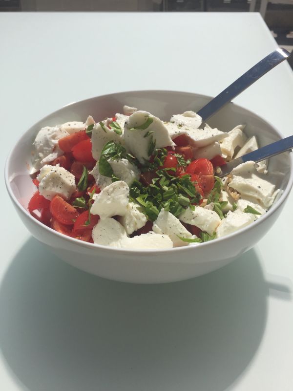 salade de tomates mozzarelle